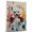 American Eskimo, variant on Wire Fox Terrier Dog Playing Boxing Wall Stretched Canvas Size 8x12 – Wire Fox Terrier Canvas Art for Dog Lovers, Boxing Canvas Wall Decor