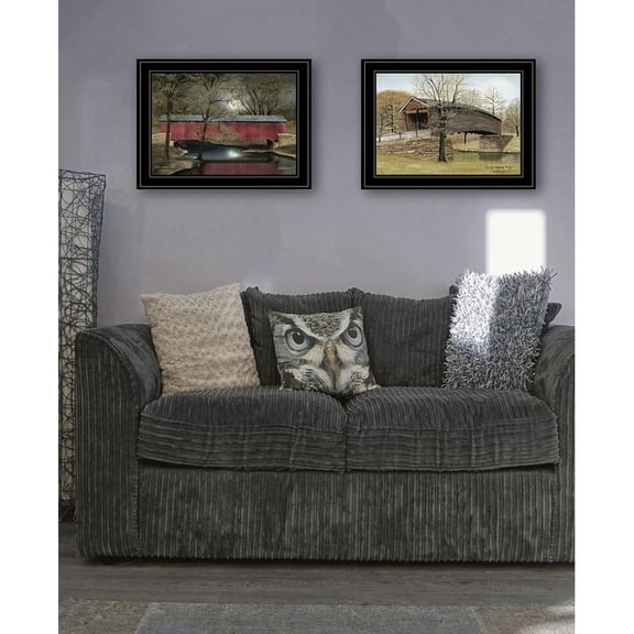 TrendyDecor4U Bridges Vignette Of 2-Piece By Billy Jacobs Wall Art V167-704G