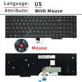 thumbnail image 4 of US Russian keyboard for lenovo thinkpad edge e550 e550c e555 e555c e560 e560p e565 sn20f22485 00hn085 00hn085 nsk-z50st RU With Mouse, 4 of 6