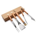 thumbnail image 2 of ZPAQI 4PCS BBQ Tools Set Barbecue Utensil Accessories Barbeque Grilling Accessories, 2 of 10