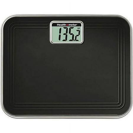 Health o meter Black Mat Weight Tracking Digital Bath Scale