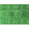 thumbnail image 1 of Ahgly Company Indoor Rectangle Abstract Emerald Green Modern Area Rugs, 8' x 12', 1 of 4