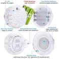 thumbnail image 2 of DONGPAI Pond Lights RGB Underwater Waterproof Pool Light, Remote Control IP68 Waterproof LED Submersible Fountain Lights for Fish Aquarium Tank Garden Yard Pool, 2 of 7