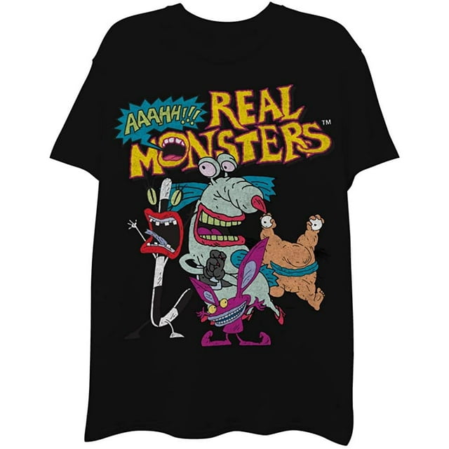 Nickelodeon Mens 90s Classic Shirt Rugrats Reptar Ren And Stimpy And Hey Arnold Vintage T 0865