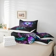 thumbnail image 6 of Homewish Teens Female Men Flying Gradient Butterfly Bedding Comforter Set 7 Pieces,Bohemian Feather Dreamcatcher Full Bedding Set Lightweight,Galaxy Starry Sky Fitted Sheet Flat Sheet, 6 of 8