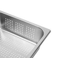 thumbnail image 5 of Full Size Food Pan + Perforated Steam Pan + Cover Steam Table Catering Buffet, 5 of 25