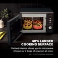thumbnail image 6 of Ninja Crispi Microwave and Air Fryer with FusionCrisp, 14-in-1, 1000W, 0.9 Cu. Ft., Max Crisp, Roast, Bake, Broil, 8 Microwave Presets, Popcorn, Defrost, and more, MW101BK1 Black, 6 of 15
