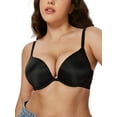 thumbnail image 2 of Deyllo Women Push Up Bra Seamless Lightly Padded Underwire Add 2 Cups Up Bras Lift Up Black Bras Clothes Size 38DD, 2 of 4