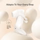 thumbnail image 5 of Zapatos Mary Jane DREAM PAIRS Blancos con Tacones Bajos y Anchos Talla 9, 5 of 8