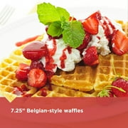 BLACK+DECKER WMB500 Traditional Belgian-Style Waffle Maker, Stainless Steel