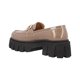 thumbnail image 4 of Zapato Mujer Kipon Casual Plataforma Mocasin Chunky Hebilla cafe 23, 4 of 6