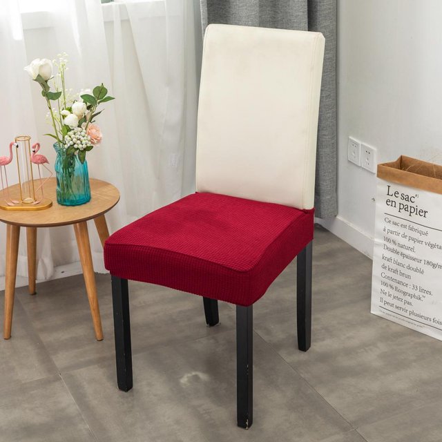 Elásticas para Sill Comedor de Spandex - Protectoras Universales Extraíble Asientos las rojo perfecl Funda de silla de comedor