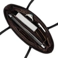 thumbnail image 6 of Montana West Woven Tote Bags for Women Medium Purses and Handbags,Coffee, 6 of 7