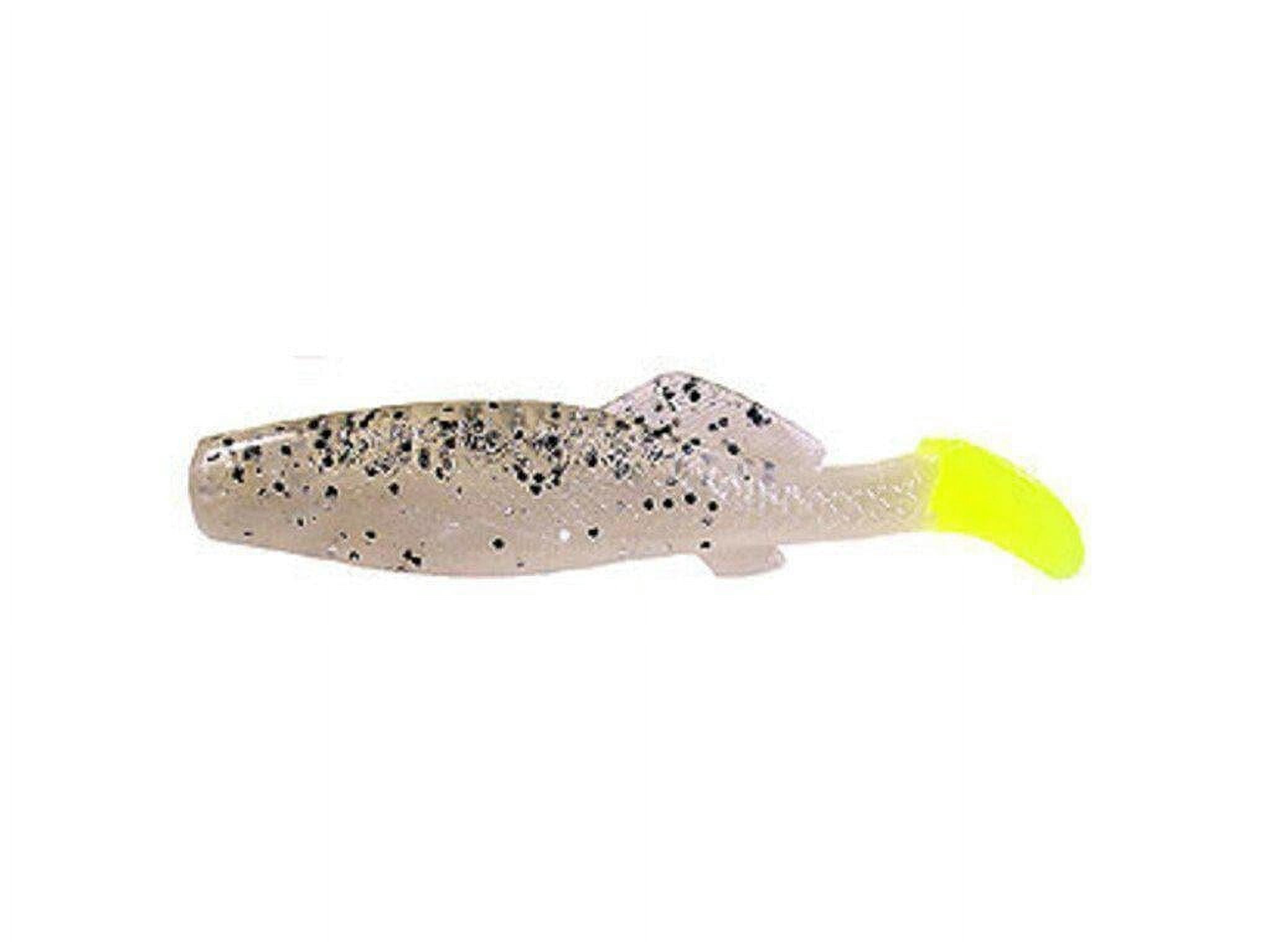 Deadly Dudley Bay Choive Minnow Soft Bait, Salt and Pepper Chartreuse, 3-Inch Multi-Colored