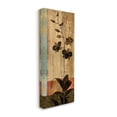 thumbnail image 3 of Orchid Silhouette Modern Linear Shapes Botanical & Floral Graphic Art Gallery Wrapped Canvas Print Wall Art, 3 of 7