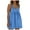 b-Blue, variant on Women's Casual Summer Square Neck Sleeveless Tank Mini Dress Loose Racerback Sundress Athletic Beach Short Dress