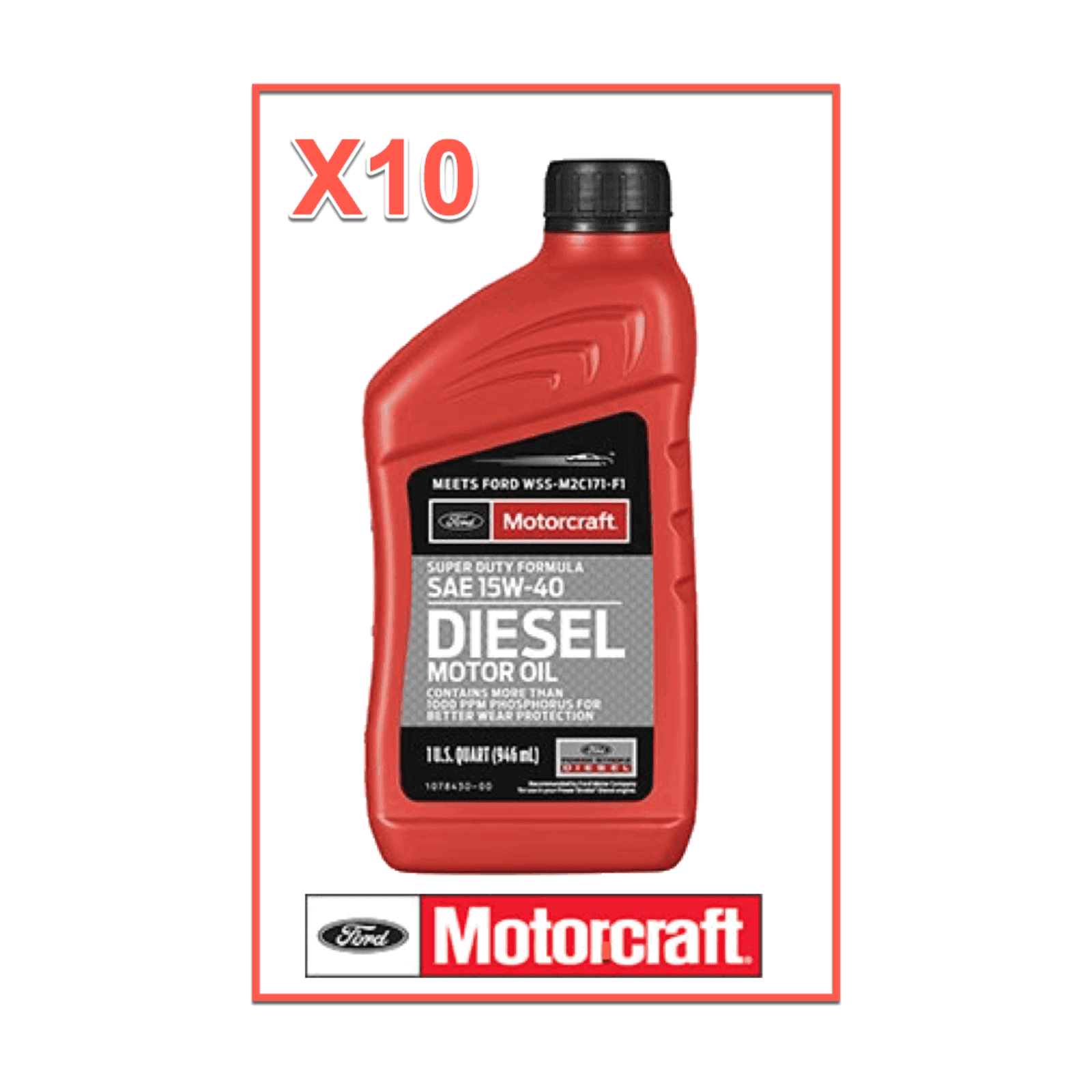 GL-5 Synthetic Axle Lube Quart Motorcraft SAE 75W-140 Synthetic