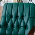 thumbnail image 5 of Mid Century Single Armchair Sofa Accent Chair Retro Modern Solid Wood Armrest Accent Chair, Fabric Upholstered Wooden Lounge Chair, 5 of 11