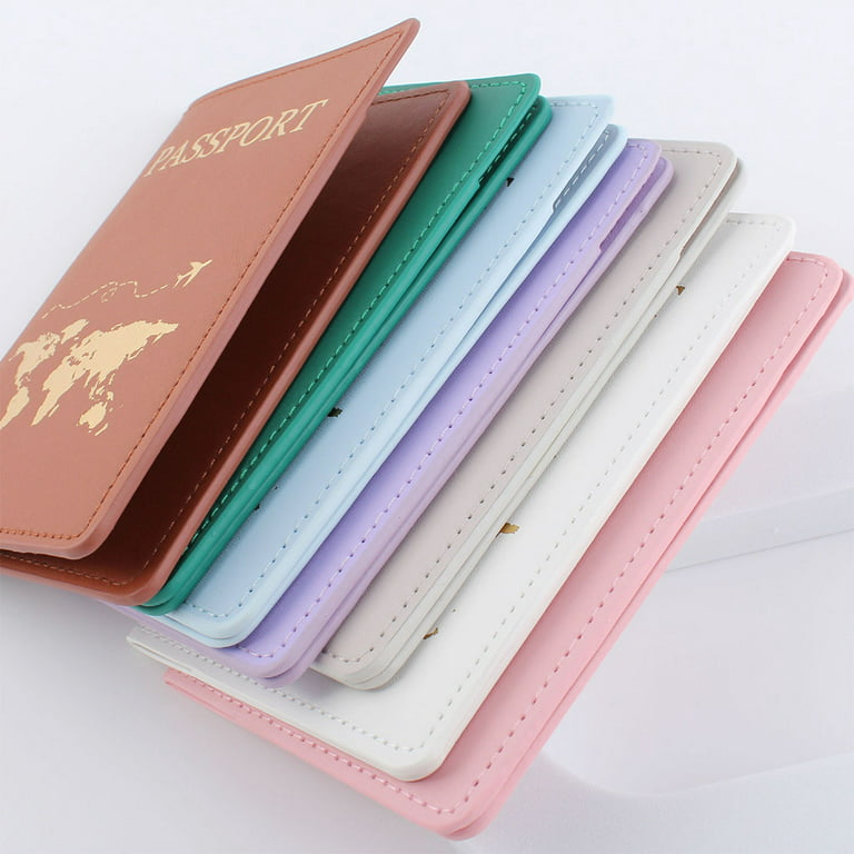 Linist Passport Holder Cover Wallet RFID Blocking PU Leather Travel  Document Holder Brown - Price in India