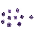 thumbnail image 3 of 10 dados morados de diez caras D10 (0-9) para juegos de rol de mazmorras y D&amp;D, 3 of 7