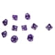 thumbnail image 5 of de dados de acrílico de 20 piezas D10 de cartas de de 22 mm para mazmorras y dragones Amarillo y morado Hugo Dados de acrílico de diez caras, 5 of 8