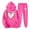 Hot Pink, variant on Women's Jogging Suits Sets Trendy 3D Heart Print Hoodie and Drawstring Sweatpants Matching Set Valentines Day Cute Soft Jogger Tracksuit Outfits Gray M