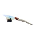 thumbnail image 5 of Reindeer Antler Handle Opalite Blade Ornamental Knife #1758     Mountain Man Knife, 5 of 5