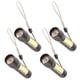 thumbnail image 3 of Linterna retráctil COB LED de 4 piezas con zoom, linterna recargable, luz fuerte para exteriores, 3 of 10