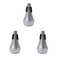 thumbnail image 1 of maskred Sax Handy Installation Instrument Accessories Practicing Prop Trumpet Mute for Beginners Multicolored Sound Dampener Silver 3Set, 1 of 6