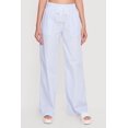 thumbnail image 3 of Women's Poplin Pinstripe Drawstring Waist Pants, 3 of 4