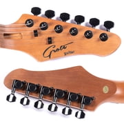 Modern-GST Electric Solid Body Guitar 6 Strings Ebony