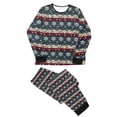 thumbnail image 4 of jjayotai Matching Family Christmas Set, Velour Christmas Morning Outfit, Holiday Card Matching Family Clothing Set Navy M-Mom, 4 of 5