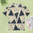 thumbnail image 5 of Abstract Triangle Pattern T Shirts Streetwear T-Shirt Female ShortSleeve Elegant Over Tees Clothing, 5 of 6