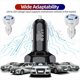 thumbnail image 4 of Inteprter de coche de plástico portátil extraíble 12-24V 4 puertos USB antideslizante carga rápida elegante teléfono móvil enchufe Teléfono y Comunicación Negro, 4 of 6