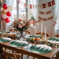 thumbnail image 5 of Round Placemats Watercolor Green Forest 15 inch Set of 6 Table Mats for Dining Table Trees Heat Resistant Non-Slip Kitchen & Home Decorative Place Mat Set, 5 of 8