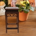 thumbnail image 1 of Minkissy Garden Kneeling Stool Wood Rectangular Flower Pot Stand for Indoor Use 1Pcs, 1 of 6