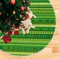 thumbnail image 5 of GZHJMY St Patrick's Day Tree Skirt Home Decoration Large Round Shamrocks Christmas Tree Skirt for Holiday Party Home Christmas Day Ornaments, 35.4", 5 of 6