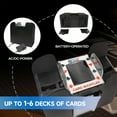 thumbnail image 3 of GSE 6-Deck Automatic Card Shuffler, AC/DC-Power & Battery-Operated Electric Shuffler Machines for Playing Cards, Blackjack, Texas Hold'em, Canasta, Bridge, Rummy, UNO, 3 of 6