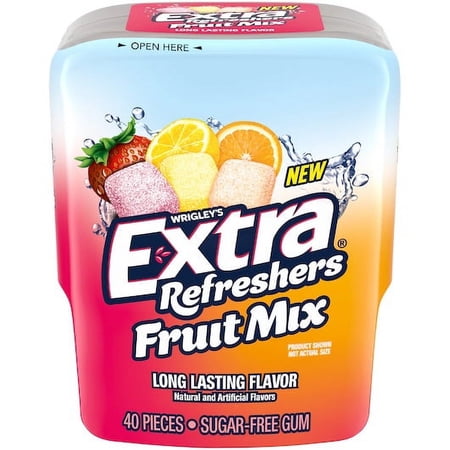 (Price/Case)Extra Refreshers Fruit Mix 40 Piece 6 per case