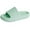 green, variant on Kid's Cloud Slides Girls Boys Comfort Non-Slip Thick Sole Pillow Slippers