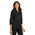 thumbnail image 4 of Port Authority ® Ladies 3/4-Sleeve SuperPro  Twill Shirt. L665, 4 of 6