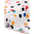 thumbnail image 5 of Agnes Orinda Women's Plus Size Blouses Pin Dots V Neck Ruffle Short Sleeve Spring Summer Boho Tops 3X Colorful Polka Dots, 5 of 6