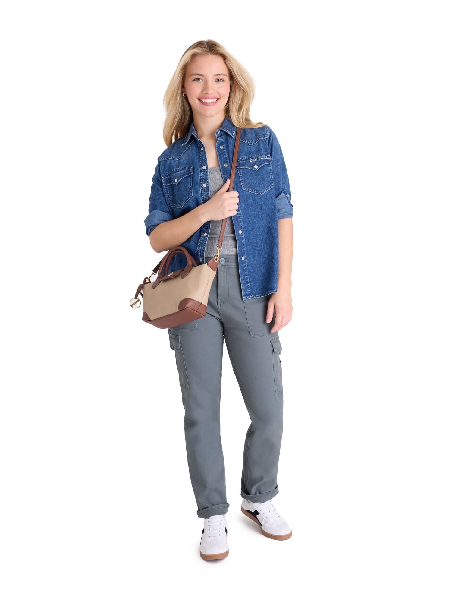U.S. Polo Assn Women's Beige Legacy Crossbody