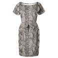 thumbnail image 4 of Robe d'Été Femme Décontractée Col Rond Bretelles Manches Courtes Imprimé Floral Robe Ample avec Poches Robe de Soirée en Liquidation, 4 of 6