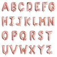 thumbnail image 3 of Globos con letras de oro rosa, decoraciones para fiestas de cumpleaños y aniversarios, decoración para bodas, globos con alfabeto, suministros para baby shower y juguetes para niños, 3 of 5