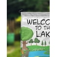 thumbnail image 2 of Printtoo White Welcome To The Lake Outdoor Personalized Camping Flags For Campers Double Sided CampsiteFlagOutdoor GardenFlags, 2 of 4