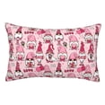 thumbnail image 1 of Fotbe Garden Gnomes Funda de Almohada Decorativa Estilo Occidental, Lujo en Algodón, Fundas para Almohadas King, Cojín Estampado para Decoración del Hogar-16"x24", 1 of 6