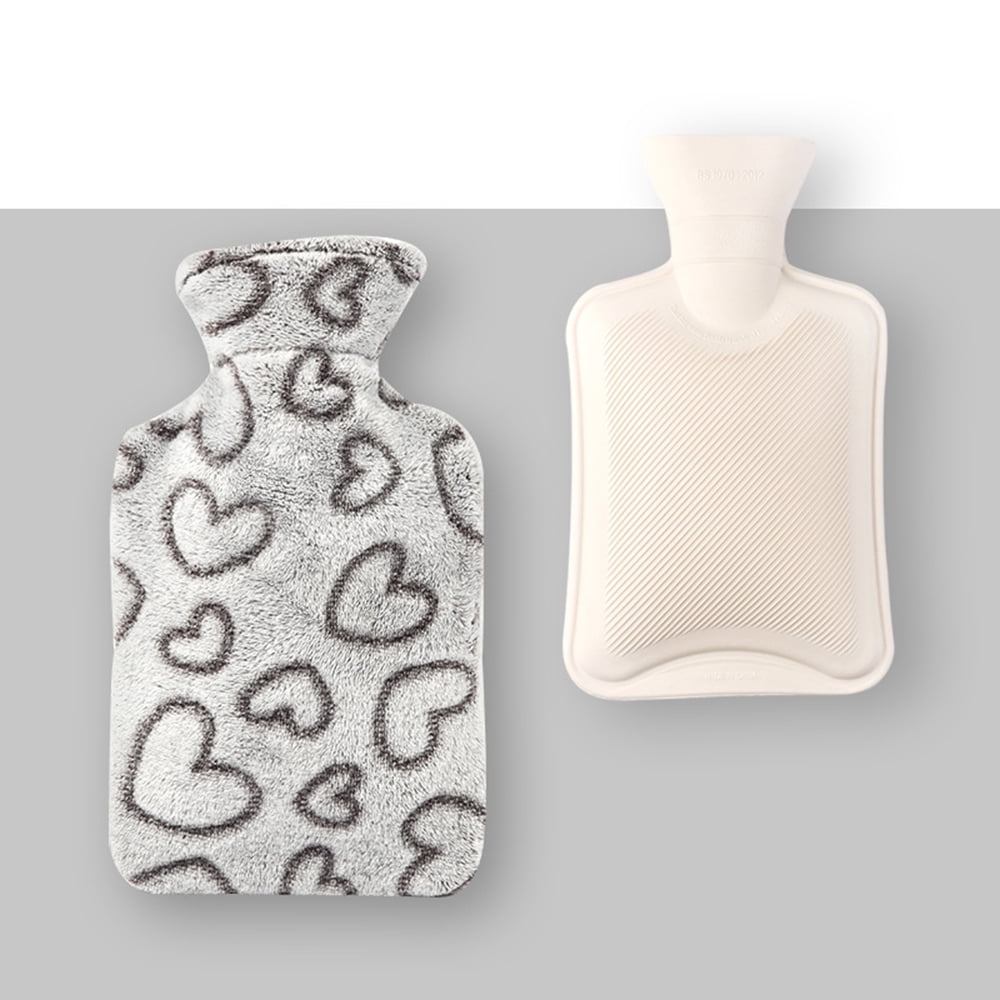 Hot Water Bottle Premium Rubber Classic Hot Water Bag with Cute Knit