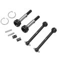 thumbnail image 1 of Eje de transmisión de hierro universal, 39 mm/1,54 pulgadas, negro y plateado, accesorios para coche RC, eje de transmisión para coche RC, rendimiento finamente ajustado, 1 of 14
