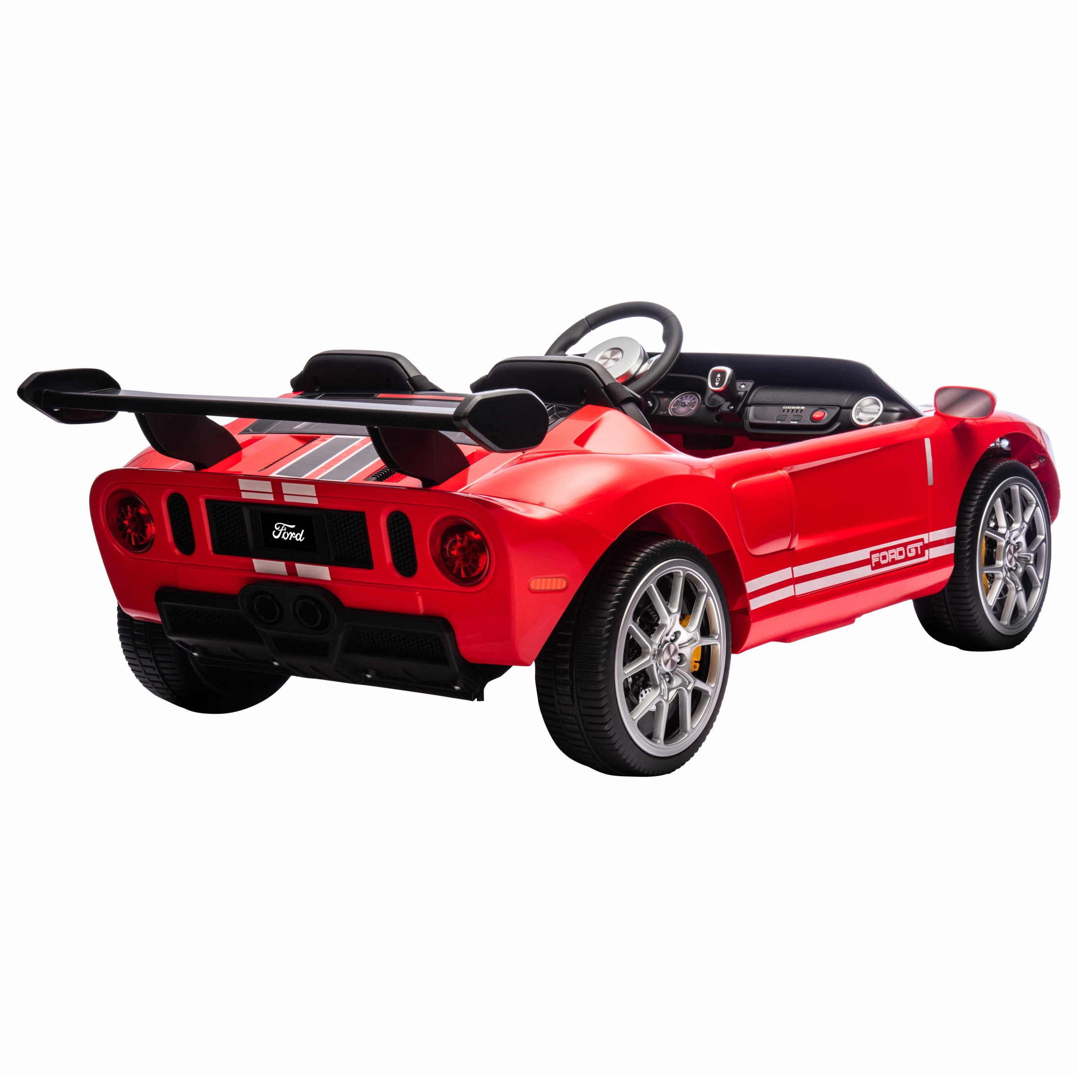 Ford GT Convertible, 12V Battery Powered Ride on, with Remote Control, Ages 3+, Red